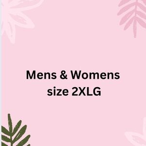Mens & Womens 2XLG Clothing